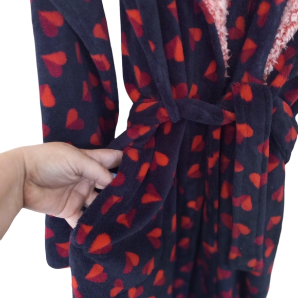 Vera Bradley  heart hooded robe - Picture 6 of 8